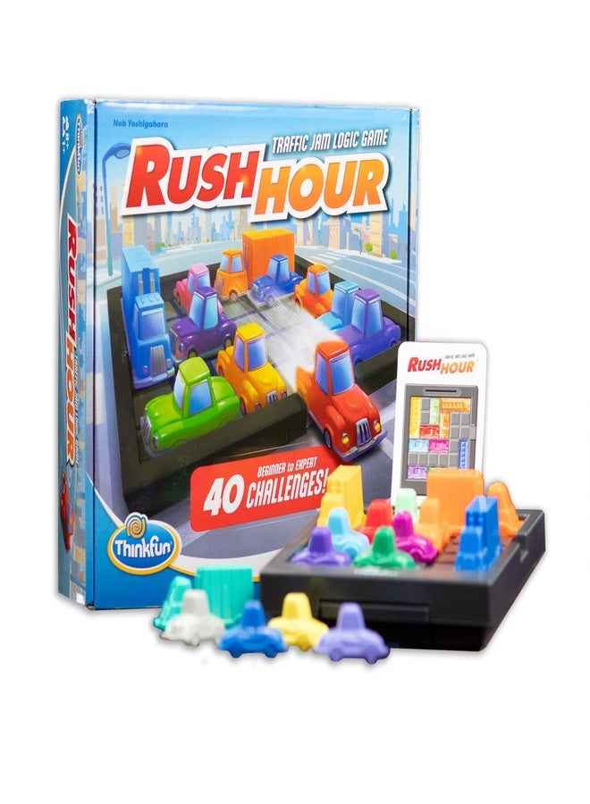 ThinkFun Rush Hour Traffic Jam Logic Game - Engaging STEM Toy for Kids Age 8 and Up - Enhances Reasoning & Planning Skills - MESH Accredited - 20+ Awards - Trusted Worldwide Seller for Over 20 Years - Image 1